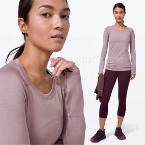 LULULEMON Swiftly Tech Long Sleeve 2.0 in Violet Verbena Purple